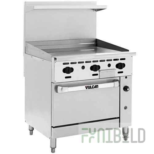 Vulcan 36R-36G Endurance Liquid Propane Range with 36