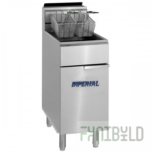 Imperial Range IFS-50-OP Liquid Propane 50 lb. Open Pot Fryer - 120,000 BTU