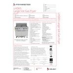 Frymaster LHD165 100 lb. Decathlon Liquid Propane Floor Fryer with Thermatron Technology - 105,000 BTU Frymaster LHD165 100 lb. Decathlon Liquid Propane Floor Fryer with Thermatron Technology - 105,000 BTU