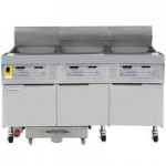 Frymaster LHD165 100 lb. Decathlon Liquid Propane Floor Fryer with Thermatron Technology - 105,000 BTU Frymaster LHD165 100 lb. Decathlon Liquid Propane Floor Fryer with Thermatron Technology - 105,000 BTU