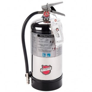 Buckeye 6 Liter Class K Wet Chemical Fire Extinguisher Tagged - Rechargeable UL Rating 1A:K