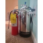 Buckeye 6 Liter Class K Wet Chemical Fire Extinguisher Tagged - Rechargeable UL Rating 1A:K