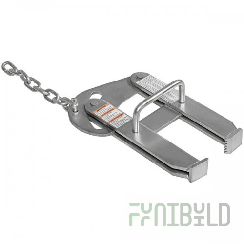 Vestil PAL-14 Silver Steel Cam Action Pallet Puller with 3
