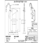 Vestil PAL-14 Silver Steel Cam Action Pallet Puller with 3 Vestil PAL-14 Silver Steel Cam Action Pallet Puller with 3