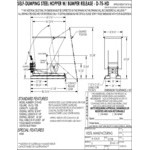 Vestil 0.75 Cubic Yard Heavy-Duty Self-Dumping Steel Forklift Hopper D-75-HD - 6,000 lb. Capacity Vestil 0.75 Cubic Yard Heavy-Duty Self-Dumping Steel Forklift Hopper D-75-HD - 6,000 lb. Capacity