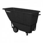 Wesco Industrial Products 272578 0.5 Cu. Yd. Red Polyethylene Standard-Duty Tilt Truck