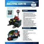 Ballymore Self-Propelled Lithium-Ion Battery-Powered Trailer Mover BALLYPAL-45M-TD - 10,000 lb. Capacity Ballymore Self-Propelled Lithium-Ion Battery-Powered Trailer Mover BALLYPAL-45M-TD - 10,000 lb. Capacity