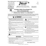 Zoeller 314-0002 Water Mover M314 Utility Transfer Pump - 115V