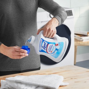 Lysol RAC95872 90 oz. Linen Scent Laundry Sanitizer - 4/Case