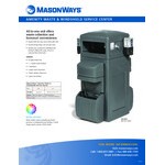 MasonWays Amenity II 45 Gallon Double-Sided Windshield Service Station with Sanitation Kit MasonWays Amenity II 45 Gallon Double-Sided Windshield Service Station with Sanitation Kit
