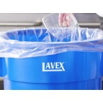 Lavex 44 Gallon Blue Round Commercial Recycling Can