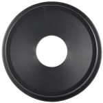 32 Gallon Black Funnel Top Round Trash Can Lid