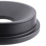 32 Gallon Black Funnel Top Round Trash Can Lid