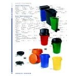 32 Gallon Black Funnel Top Round Trash Can Lid