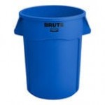 Rubbermaid® 1779741 BRUTE 44 Gallon Green Round Trash Can