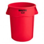 Rubbermaid® 1779741 BRUTE 44 Gallon Green Round Trash Can