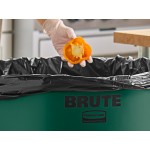 Rubbermaid® 1779741 BRUTE 44 Gallon Green Round Trash Can