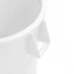 Carlisle 84105502 Bronco 55 Gallon White Round Trash Can Carlisle 84105502 Bronco 55 Gallon White Round Trash Can