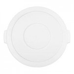 Carlisle 84105502 Bronco 55 Gallon White Round Trash Can Carlisle 84105502 Bronco 55 Gallon White Round Trash Can