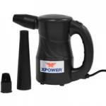 XPOWER A-2-Black Airrow Pro Black High Velocity Electric Duster and Blower - 4.5A; 115V