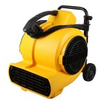 DeWalt DXAM-2818 Yellow / Black 3-Speed Air Mover / Dryer with Telescoping Handle and Wheels - 1,800 CFM, 120V