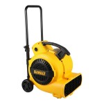 DeWalt DXAM-2818 Yellow / Black 3-Speed Air Mover / Dryer with Telescoping Handle and Wheels - 1,800 CFM, 120V