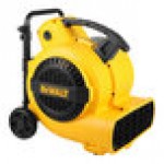 DeWalt DXAM-2818 Yellow / Black 3-Speed Air Mover / Dryer with Telescoping Handle and Wheels - 1,800 CFM, 120V
