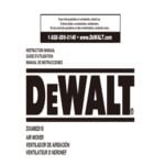 DeWalt DXAM-2818 Yellow / Black 3-Speed Air Mover / Dryer with Telescoping Handle and Wheels - 1,800 CFM, 120V