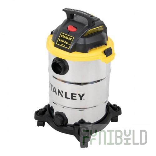 Stanley SL18117 8 Gallon 4 Peak hp Stainless Steel Wet / Dry Vacuum with Tool Kit - 120V, 1 Phase
