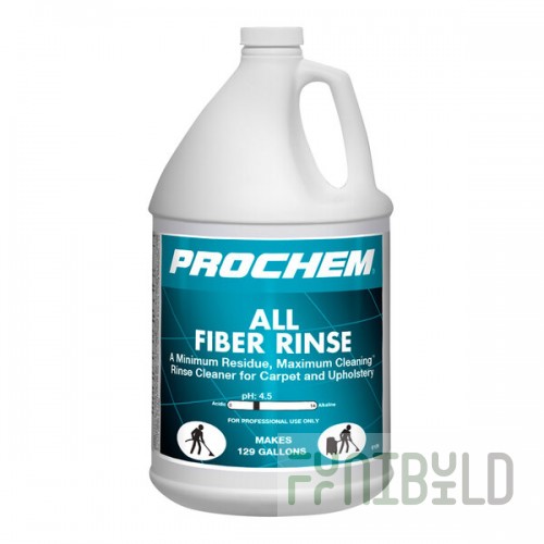 Dri-Eaz Prochem All Fiber Rinse 105844 1 Gallon / 128 oz. Carpet and Upholstery Extraction Rinse - 4/Case