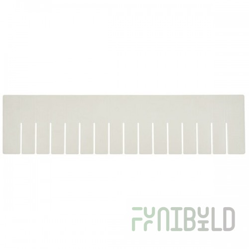 Long Metro MDL93060N Gray Tote Box Divider - 23