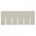 Long Metro MDL93060N Gray Tote Box Divider - 23 Long Metro MDL93060N Gray Tote Box Divider - 23