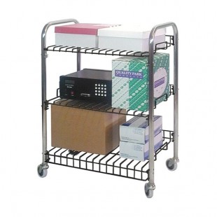 Omnimed 3-Shelf Wire Utility Cart 264650 Omnimed 3-Shelf Wire Utility Cart 264650