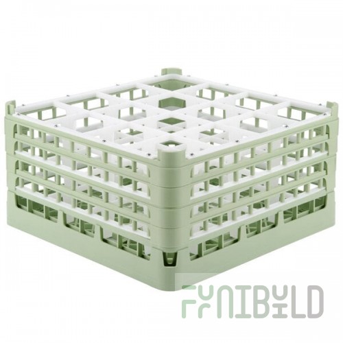 Vollrath 52770 Signature Full-Size Light Green 16-Compartment 9 1/16