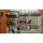 Metro IWA-11K3 Smartwall G3 Metroseal Green Lid Holder / Drying Shelf 8 1/4