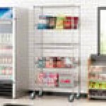Regency NSF Chrome 4 Basket and 1 Wire Shelf Kit - 18