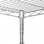 Regency NSF Chrome 4 Basket and 1 Wire Shelf Kit - 18