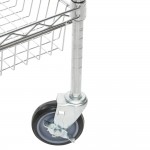 Regency NSF Chrome 4 Basket and 1 Wire Shelf Kit - 18