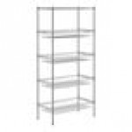 Regency NSF Chrome 4 Basket and 1 Wire Shelf Kit - 18