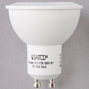 Satco S9383 6.5 Watt (50 Watt Equivalent) Warm White Narrow Flood LED Light Bulb - 120V (MR16) Satco S9383 6.5 Watt (50 Watt Equivalent) Warm White Narrow Flood LED Light Bulb - 120V (MR16)