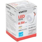 Satco S9383 6.5 Watt (50 Watt Equivalent) Warm White Narrow Flood LED Light Bulb - 120V (MR16)