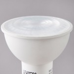Satco S9383 6.5 Watt (50 Watt Equivalent) Warm White Narrow Flood LED Light Bulb - 120V (MR16)