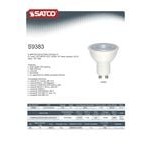 Satco S9383 6.5 Watt (50 Watt Equivalent) Warm White Narrow Flood LED Light Bulb - 120V (MR16)