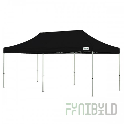 Caravan Canopy 22003205052 Classic 20' x 10' Black Commercial Grade Instant Canopy Deluxe Kit