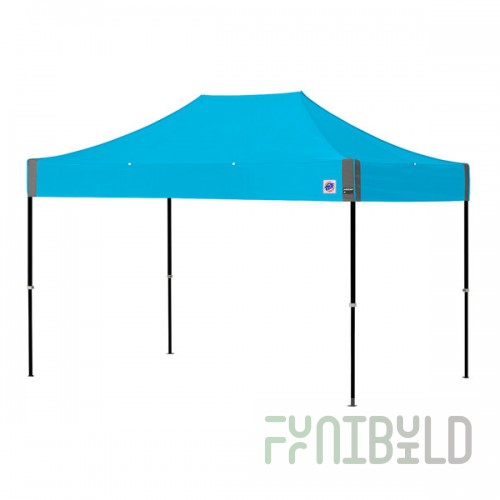 E-Z Up SS3STL0812KFBKTSP Speed Shelter 8' x 12' Splash Canopy with Black Frame