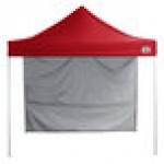 Backyard Pro Courtyard Series 10' x 10' Red Straight Leg Aluminum Instant Pop Up Canopy Tent and Wall Kit Backyard Pro Courtyard Series 10' x 10' Red Straight Leg Aluminum Instant Pop Up Canopy Tent and Wall Kit