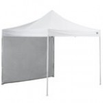 Backyard Pro Courtyard Series 10' x 10' Red Straight Leg Aluminum Instant Pop Up Canopy Tent and Wall Kit Backyard Pro Courtyard Series 10' x 10' Red Straight Leg Aluminum Instant Pop Up Canopy Tent and Wall Kit