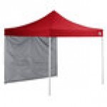 Backyard Pro Courtyard Series 10' x 10' Red Straight Leg Aluminum Instant Pop Up Canopy Tent and Wall Kit Backyard Pro Courtyard Series 10' x 10' Red Straight Leg Aluminum Instant Pop Up Canopy Tent and Wall Kit