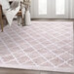 Abani Parker Collection 4' x 6' Cream Modern Trellis Area Rug Abani Parker Collection 4' x 6' Cream Modern Trellis Area Rug