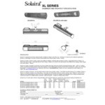 Solaira XL Black Aluminum Low Light Electric Infrared Heater - 120V, 1500W